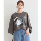アソートプリントワイドTee | earth music&ecology | 詳細画像1