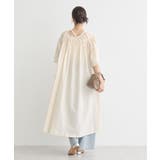 ギャザーロングワンピース | earth music&ecology  | 詳細画像10 