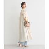 ギャザーロングワンピース | earth music&ecology  | 詳細画像9 