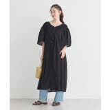 ギャザーロングワンピース | earth music&ecology  | 詳細画像11 