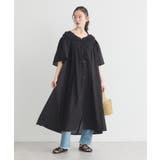 ギャザーロングワンピース | earth music&ecology  | 詳細画像12 