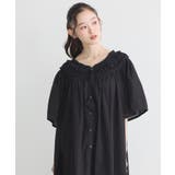 ギャザーロングワンピース | earth music&ecology  | 詳細画像15 