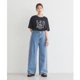 アソートプリントレギュラースリットTee | earth music&ecology | 詳細画像22