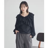 フリルオフショルブラウス | earth music&ecology  | 詳細画像11 