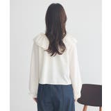 フリルオフショルブラウス | earth music&ecology  | 詳細画像19 