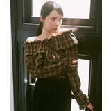 フリルオフショルブラウス | earth music&ecology  | 詳細画像2 