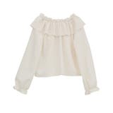 フリルオフショルブラウス | earth music&ecology  | 詳細画像21 