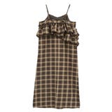 2wayフリルチェックキャミワンピース | earth music&ecology  | 詳細画像17 