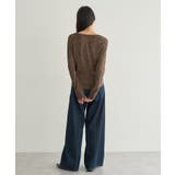 プリーツベロア風ギャザープルオーバー | earth music&ecology  | 詳細画像11 