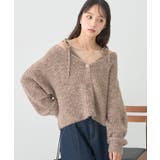 SET2点ショートカーディガン＋リボンキャミソール | earth music&ecology  | 詳細画像2 