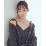 SET2点ショートカーディガン＋リボンキャミソール | earth music&ecology  | 詳細画像14 