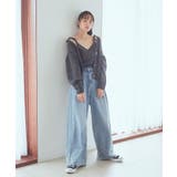 SET2点ショートカーディガン＋リボンキャミソール | earth music&ecology  | 詳細画像18 