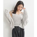 SET2点ショートカーディガン＋リボンキャミソール | earth music&ecology  | 詳細画像27 