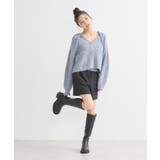 SET2点ショートカーディガン＋リボンキャミソール | earth music&ecology  | 詳細画像38 