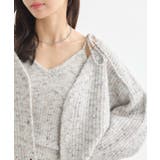 SET2点ショートカーディガン＋リボンキャミソール | earth music&ecology  | 詳細画像40 