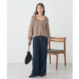 SET2点ショートカーディガン＋リボンキャミソール | earth music&ecology  | 詳細画像6 