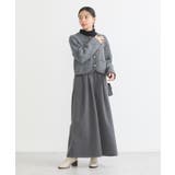 【WEB限定】ゴールド釦ショートニットカーディガン | earth music&ecology  | 詳細画像28 