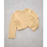 【WEB限定】ゴールド釦ショートニットカーディガン | earth music&ecology  | 詳細画像32 