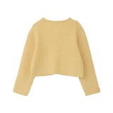 【WEB限定】ゴールド釦ショートニットカーディガン | earth music&ecology  | 詳細画像35 