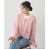 【WEB限定】ゴールド釦ショートニットカーディガン | earth music&ecology  | 詳細画像9 