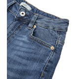 セルフカットストレッチフレアデニムパンツ | earth music&ecology | 詳細画像25