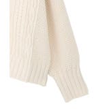 アンチピリングC/Aパッチワークケーブルニット | earth music&ecology  | 詳細画像22 