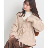 MIXカラーブークレカーディガン | earth music&ecology | 詳細画像17