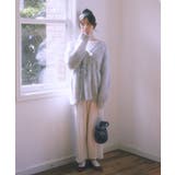 MIXカラーブークレカーディガン | earth music&ecology | 詳細画像5