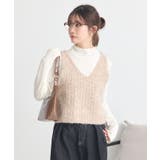 MIXカラーブークレニットビスチェ | earth music&ecology | 詳細画像15