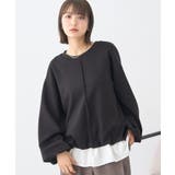 フリルヘムドッキングプルオーバー | earth music&ecology | 詳細画像1