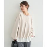 フリルヘムドッキングプルオーバー | earth music&ecology | 詳細画像10