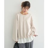 フリルヘムドッキングプルオーバー | earth music&ecology | 詳細画像11