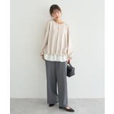 フリルヘムドッキングプルオーバー | earth music&ecology | 詳細画像12