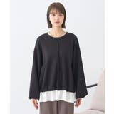 フリルヘムドッキングプルオーバー | earth music&ecology | 詳細画像15