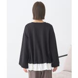 フリルヘムドッキングプルオーバー | earth music&ecology | 詳細画像17