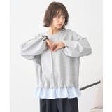 フリルヘムドッキングプルオーバー | earth music&ecology | 詳細画像5