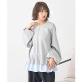 フリルヘムドッキングプルオーバー | earth music&ecology | 詳細画像6