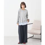 フリルヘムドッキングプルオーバー | earth music&ecology | 詳細画像7