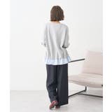 フリルヘムドッキングプルオーバー | earth music&ecology | 詳細画像9