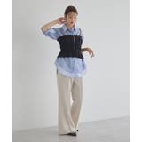 シャーリングビスチェ | earth music&ecology  | 詳細画像19 