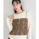 シャーリングビスチェ | earth music&ecology  | 詳細画像10 