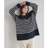 アンチピリングモックネックバックスリットニット | earth music&ecology | 詳細画像14