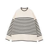 アンチピリングモックネックバックスリットニット | earth music&ecology | 詳細画像45