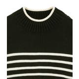 アンチピリングモックネックバックスリットニット | earth music&ecology | 詳細画像36