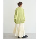 アンチピリングモックネックバックスリットニット | earth music&ecology | 詳細画像13