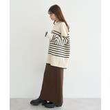 アンチピリングモックネックバックスリットニット | earth music&ecology | 詳細画像6