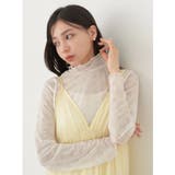 オフホワイト | アソート柄シアーインナー | earth music&ecology 