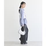 SET2点 ロングシャツ+リボンビスチェ | earth music&ecology  | 詳細画像7 