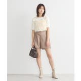 シンセティックレザーショートパンツ | earth music&ecology  | 詳細画像7 