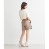 シンセティックレザーショートパンツ | earth music&ecology  | 詳細画像9 